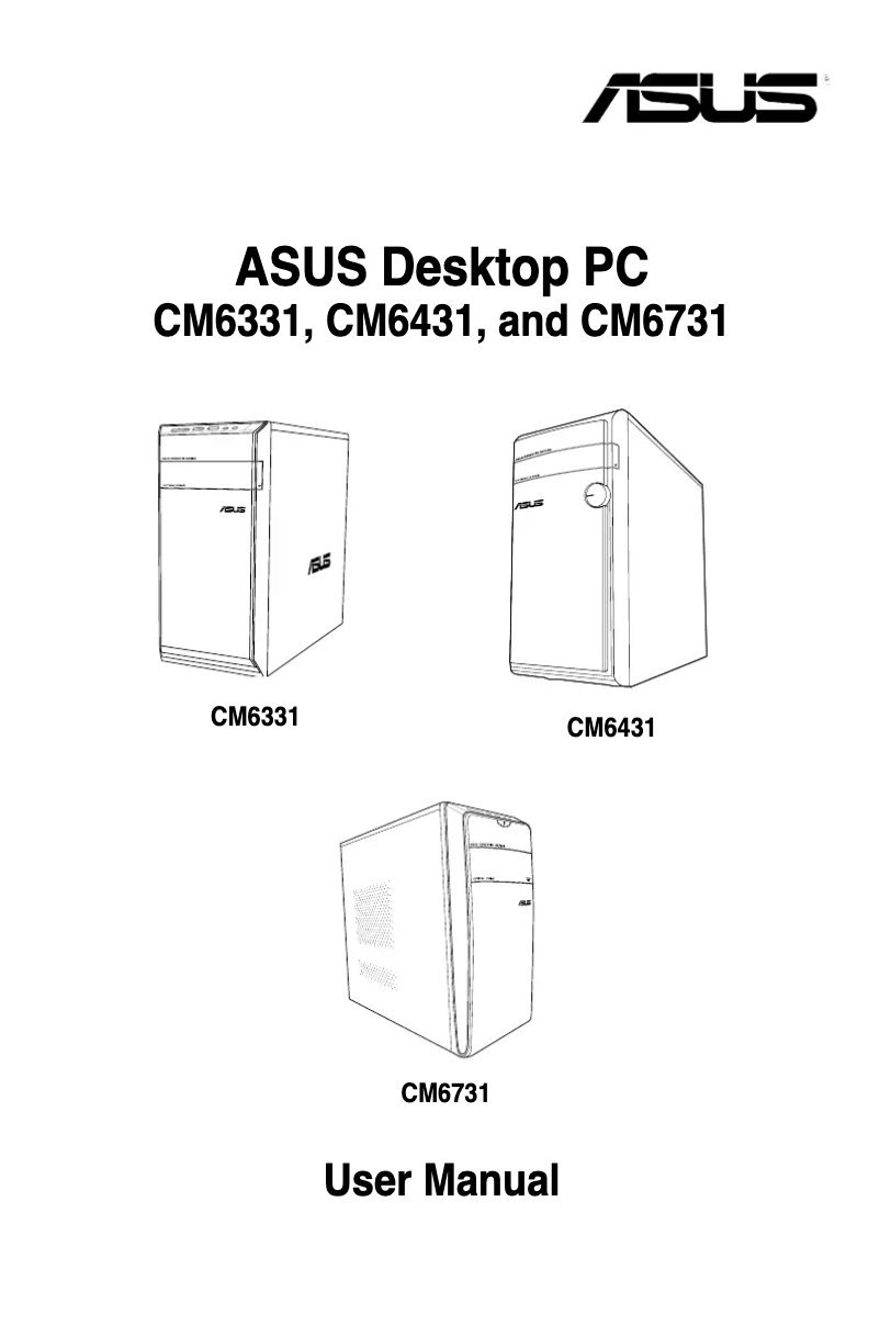 Image de la première page du manuel de l'appareil CM6731-334G77A