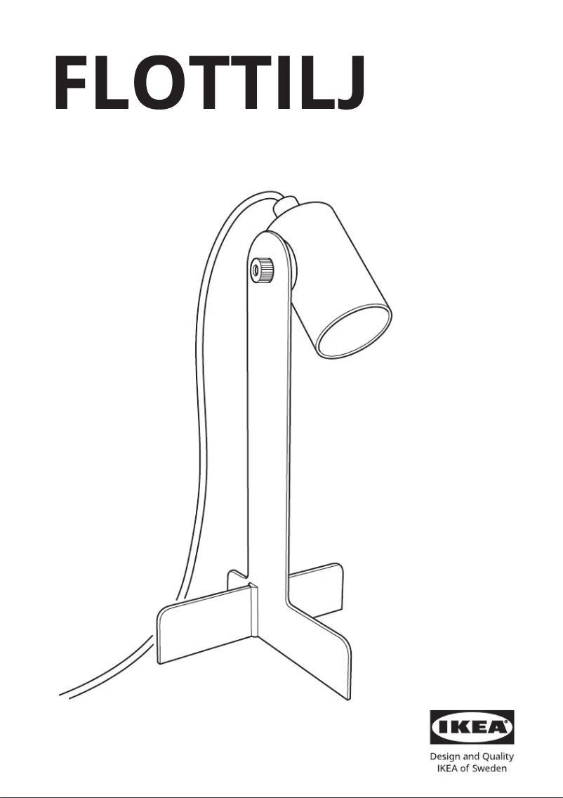 Imagen de la primera página del manual del dispositivo FLOTTILJ 505.523.10