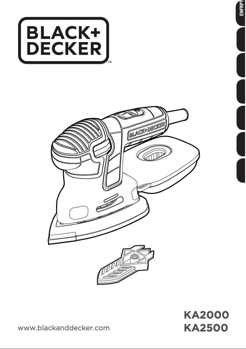 Page 1 de la notice Manuel utilisateur Black & Decker KA2000