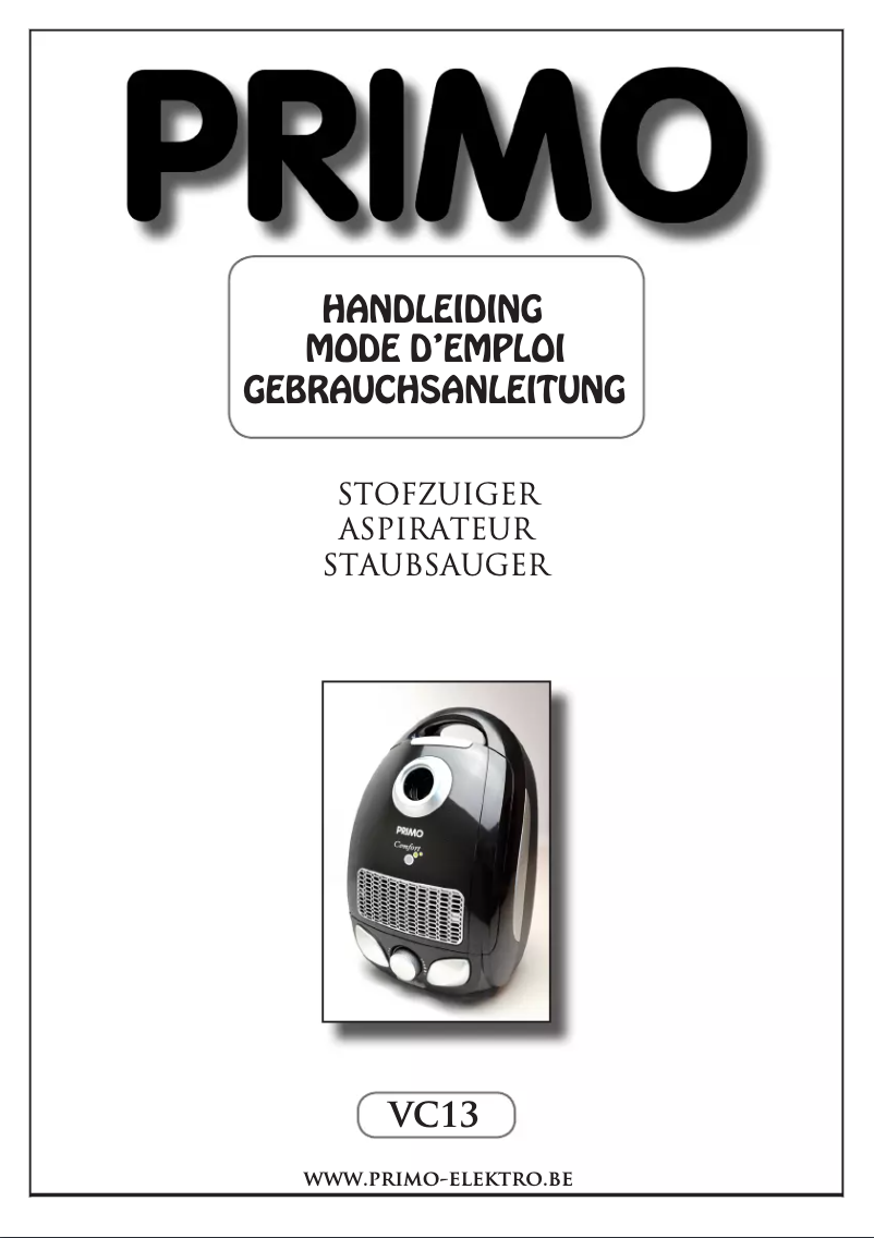 Image de la première page du manuel de l'appareil VC 13