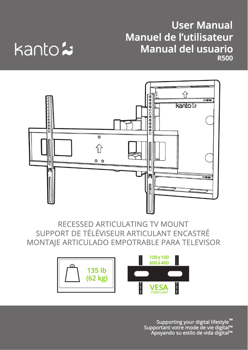 Página 1 del manual Manual de usuario Kanto R500