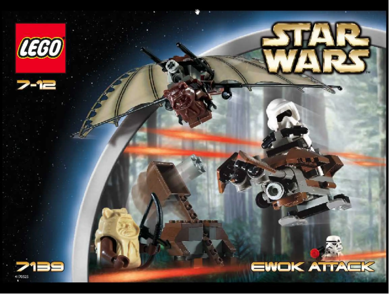 Página 1 del manual Manual de usuario Lego Star Wars 7139