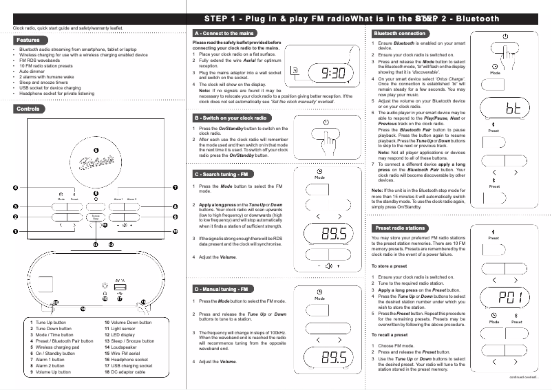 Page n°1 - Manuel utilisateur Roberts Ortus Charge