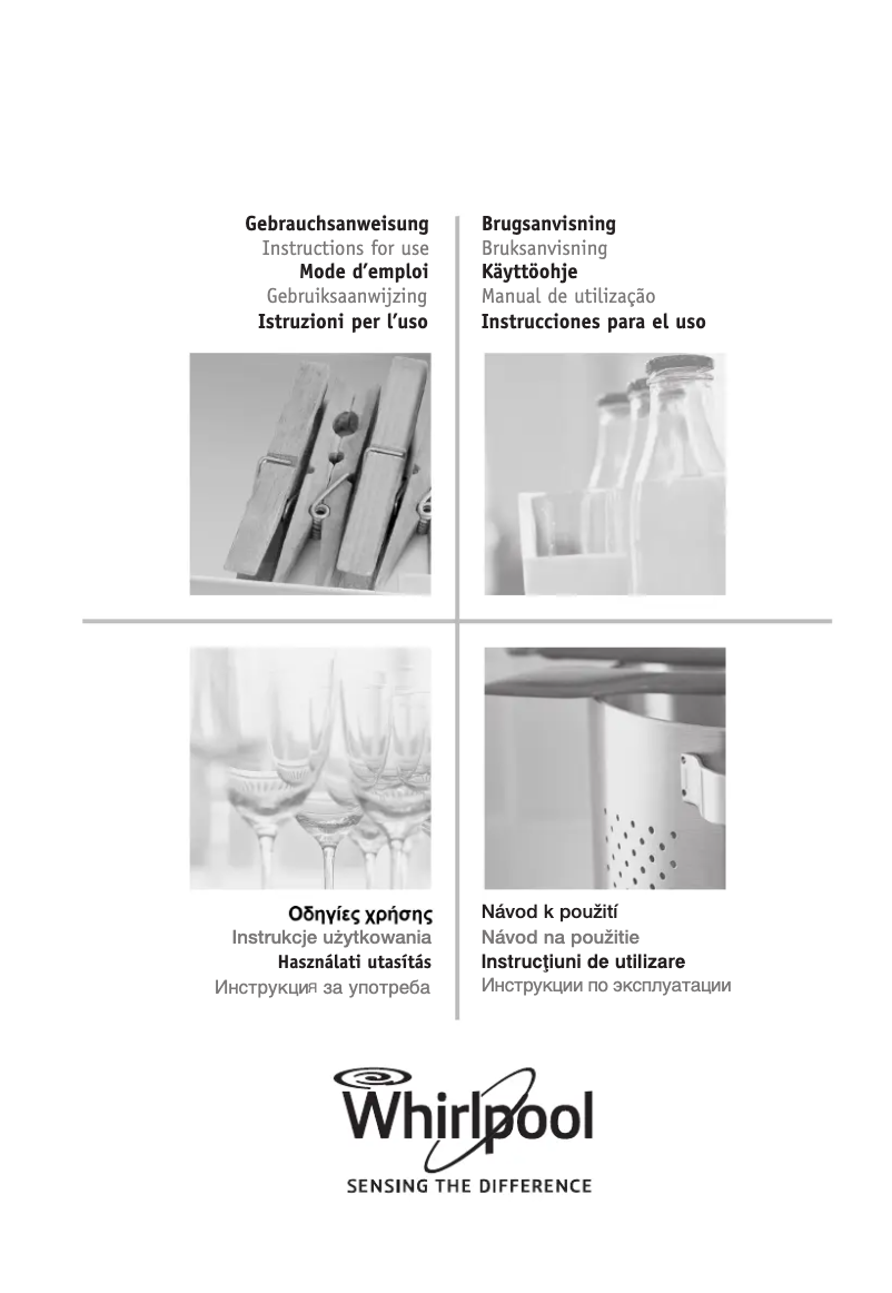 Page 1 de la notice Instructions / montage Whirlpool AMW 160/IX