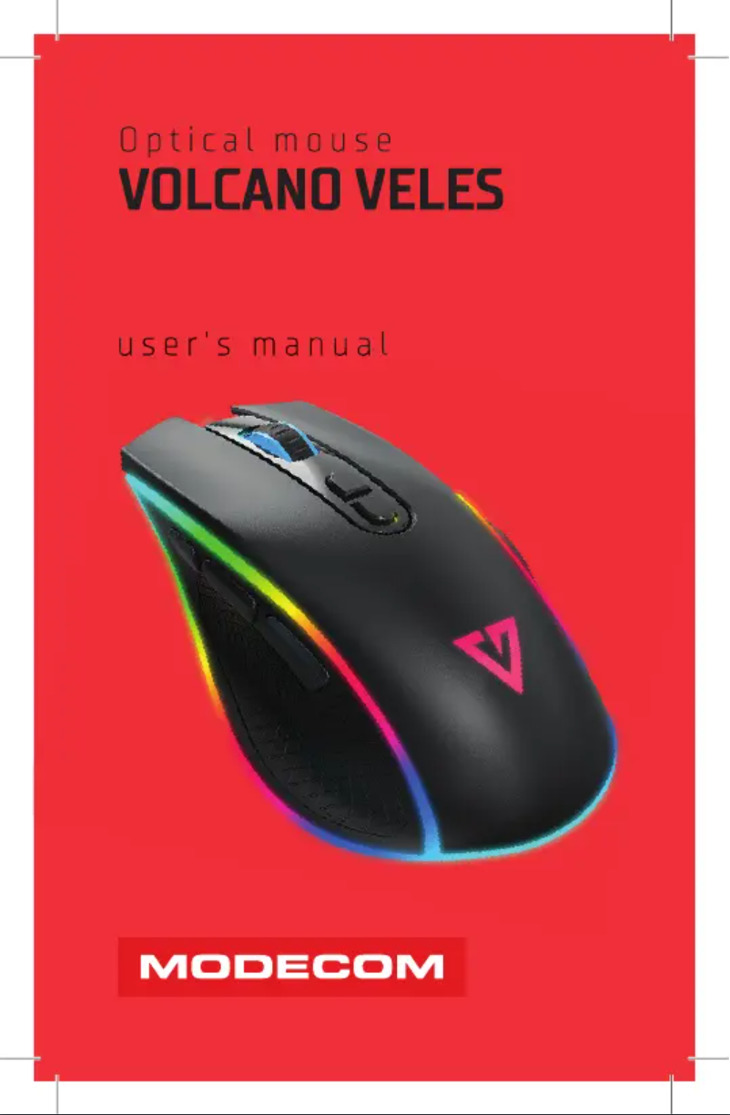 Page n°1 - Manuel utilisateur Volcano Veles