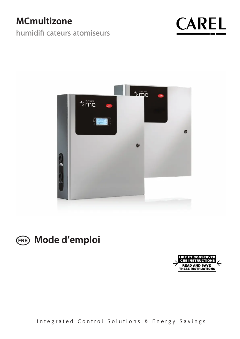 Imagen de la primera página del manual del dispositivo MCmultizone