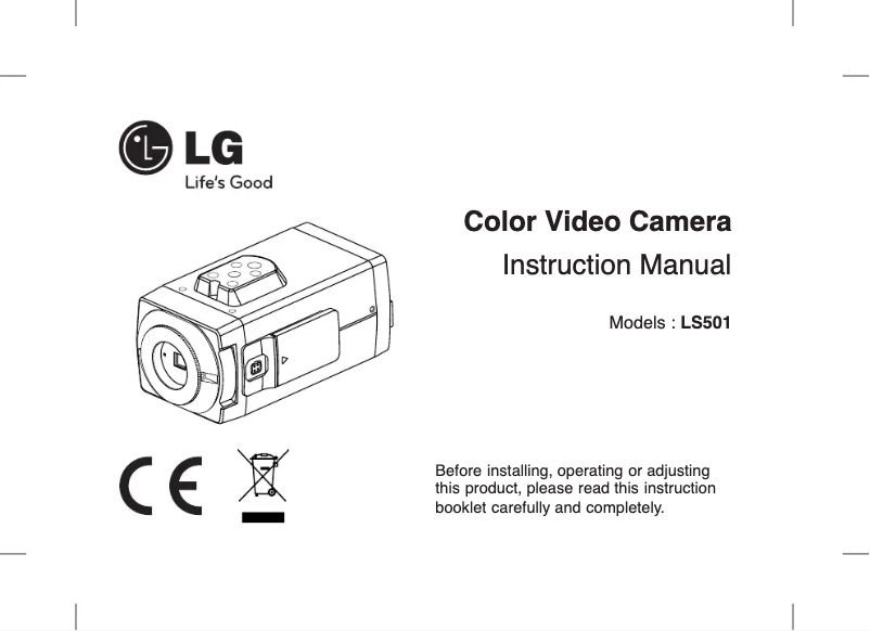 Page 1 de la notice Manuel utilisateur LG LS501P