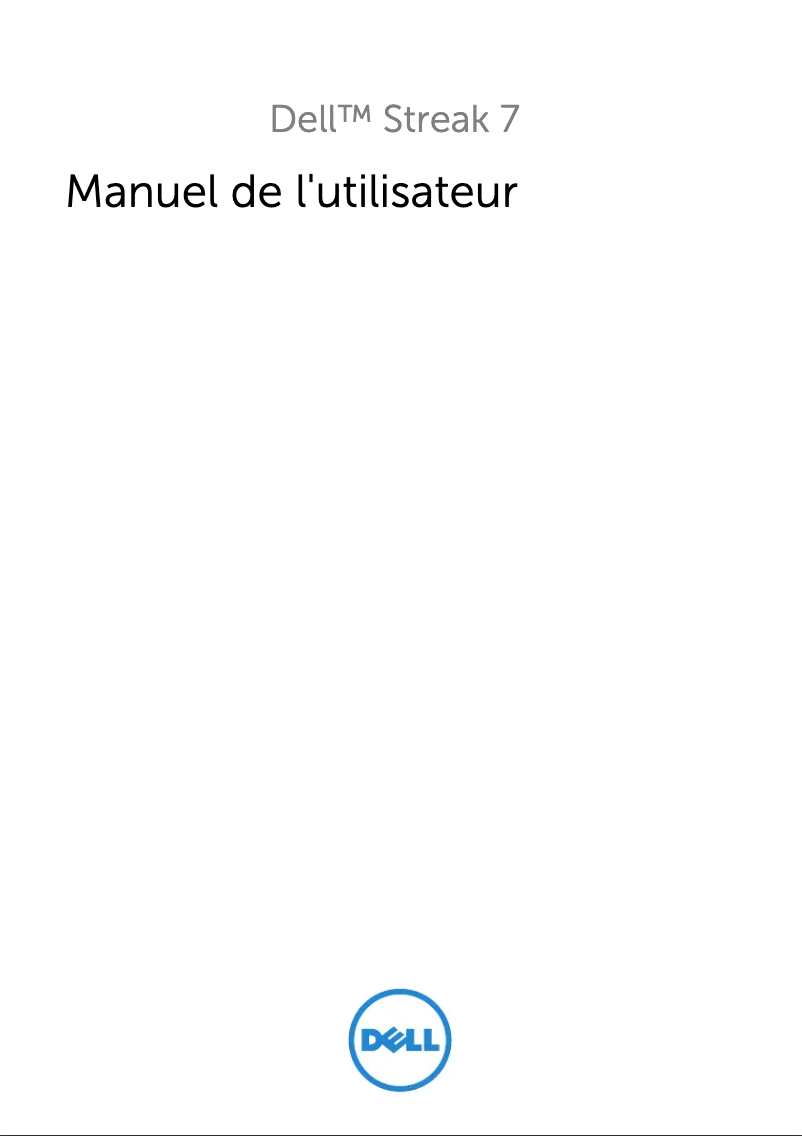 Image de la première page du manuel de l'appareil Streak 7