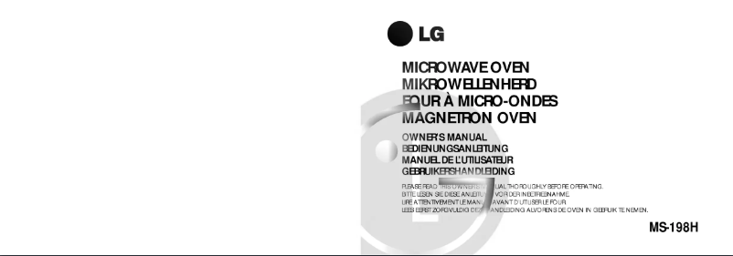 Image de la première page du manuel de l'appareil MS-194H