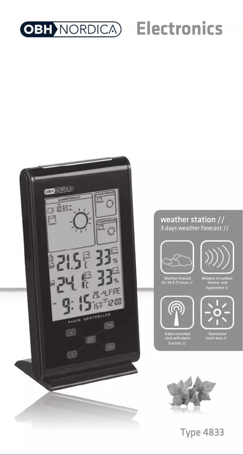 Image de la première page du manuel de l'appareil Wireless 4833