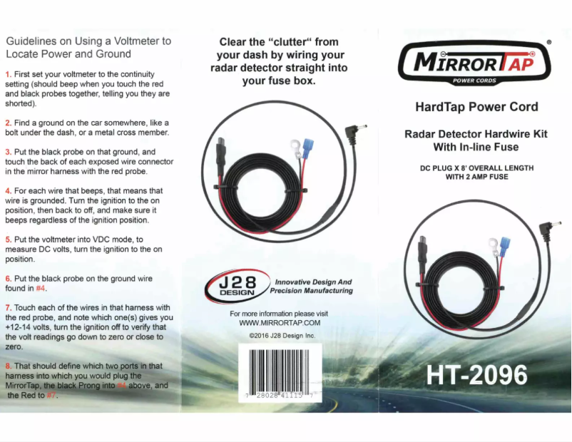 Página 1 del manual Manual de usuario BlendMount HT-2096