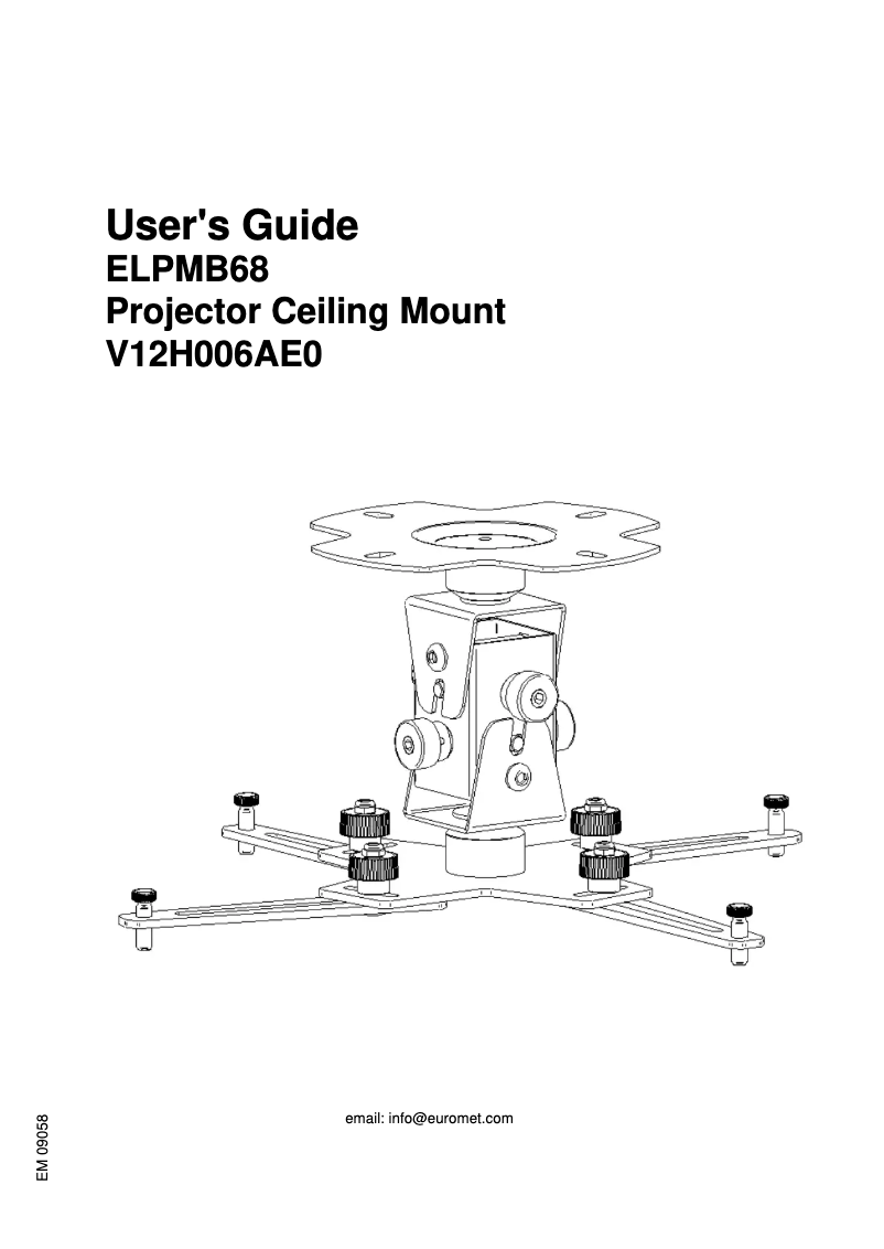 Image de la première page du manuel de l'appareil ELPMB68