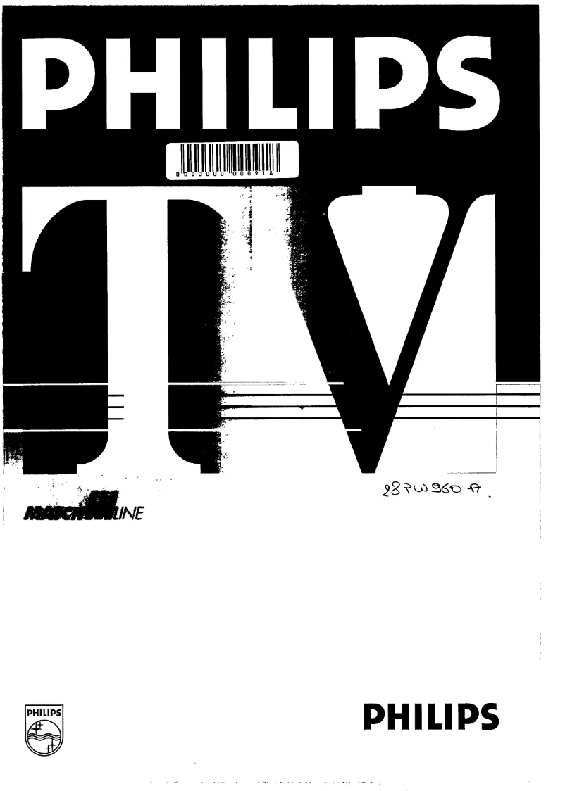 Image de la première page du manuel de l'appareil 28PW960A