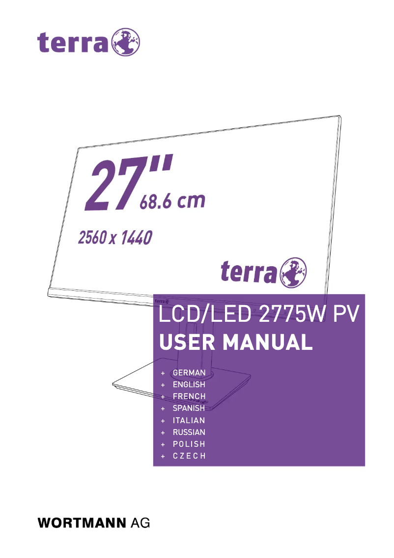 Page n°1 - Manuel utilisateur Wortmann AG Terra LED 2775W PV