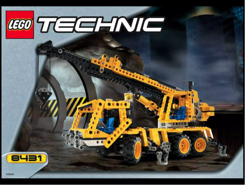Page n°1 - Manuel utilisateur Lego Technic 8431
