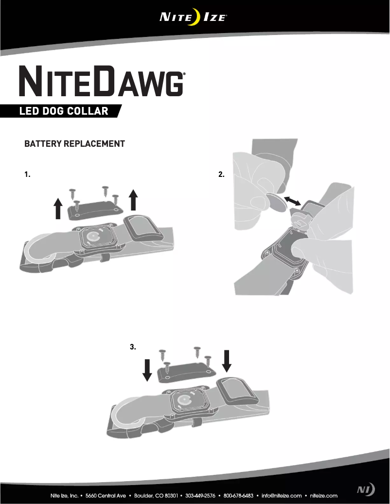 Page 1 de la notice Manuel utilisateur Nite Ize NND2M-31-R3