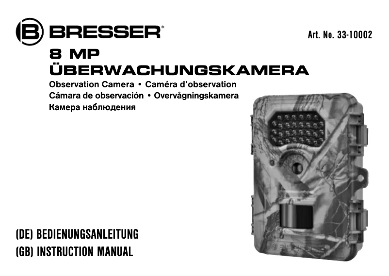 Page 1 de la notice Manuel utilisateur Bresser 3310002