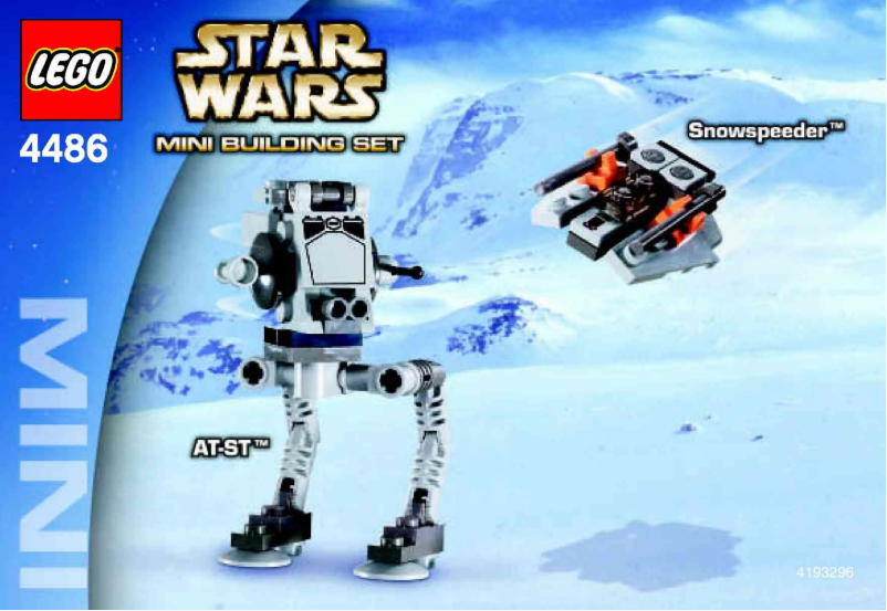Page 1 de la notice Manuel utilisateur Lego Star Wars 4486