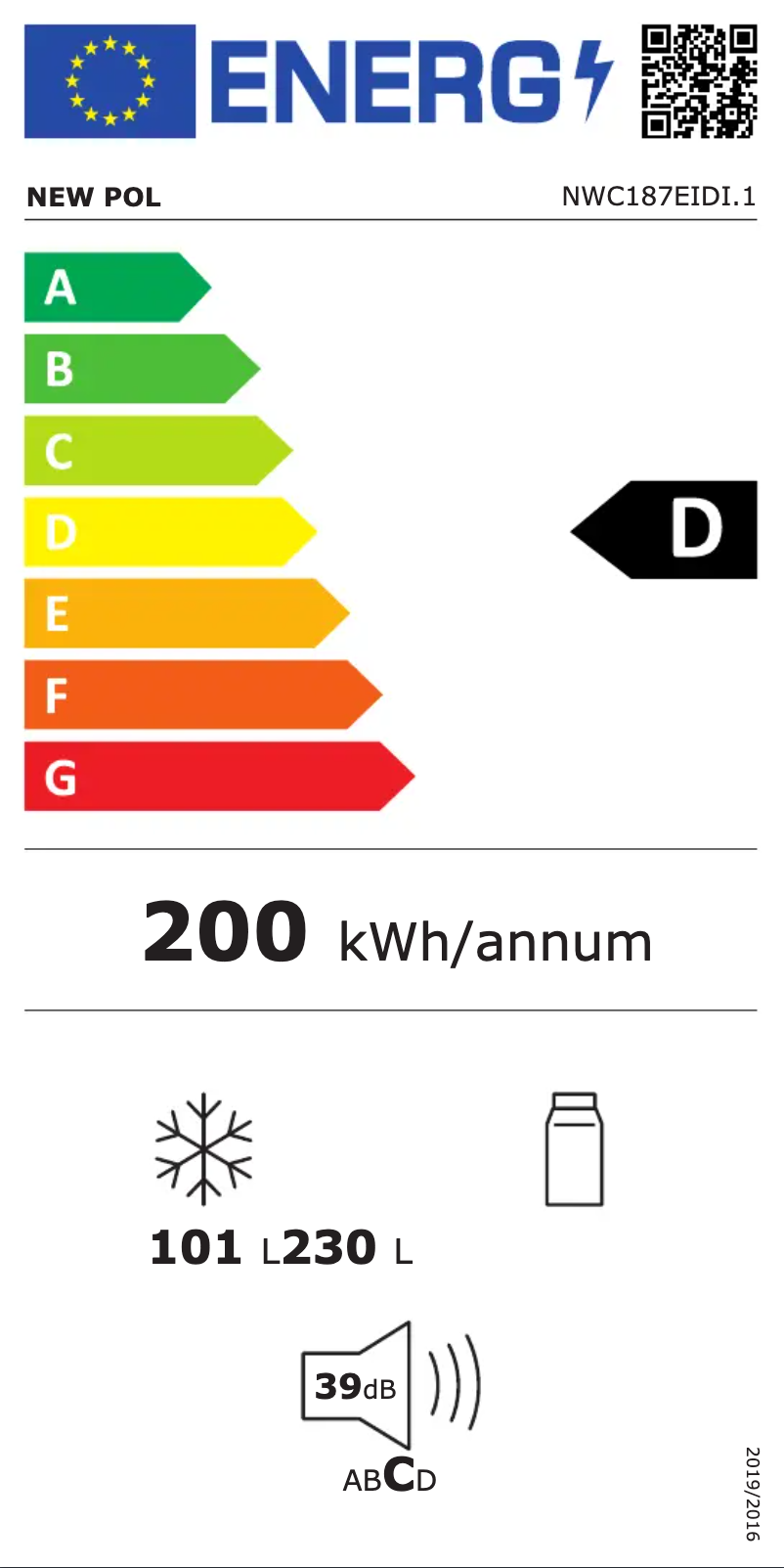 Image de la première page du manuel de l'appareil NWC187EIDI.1