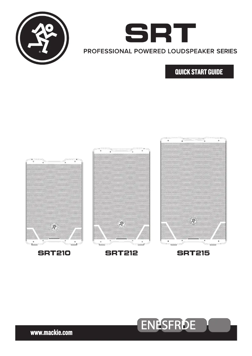 Page 1 de la notice Guide de démarrage rapide Mackie SRT212