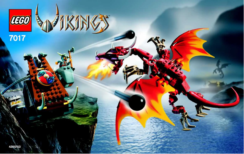 Page n°1 - Consignes visuelles Lego Vikings 7017