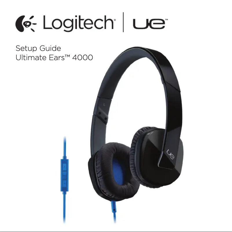 Page n°1 - Manuel utilisateur Logitech UE 4000