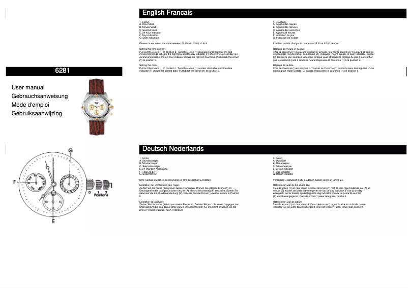 Image de la première page du manuel de l'appareil 6281