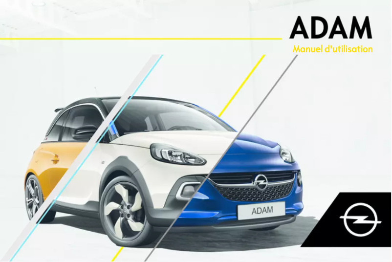 Page 1 de la notice Manuel utilisateur Opel Adam (2018)