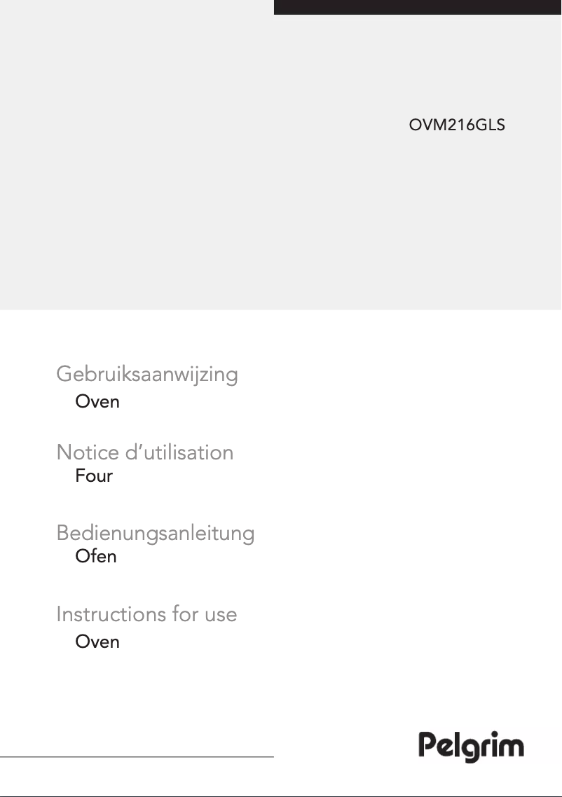 Página 1 del manual Manual de usuario Pelgrim OVM216GLS