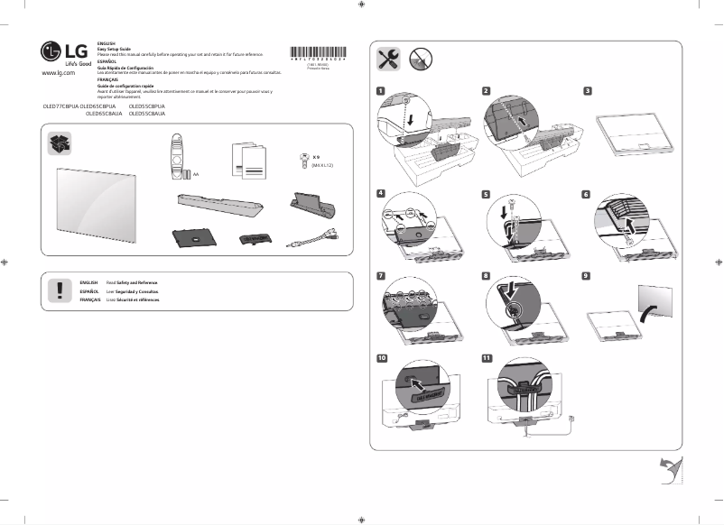 Page n°1 - Manuel utilisateur LG Signature C8