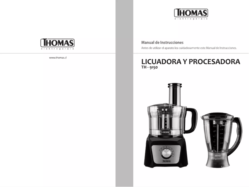 Page 1 de la notice Manuel utilisateur Thomas TH-9150