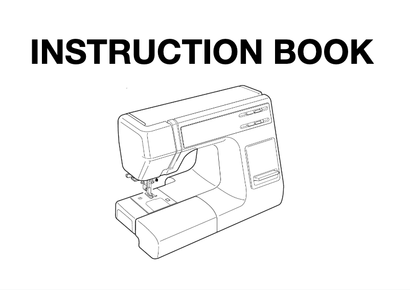 Page n°1 - Manuel utilisateur Janome Schoolmate S-3023