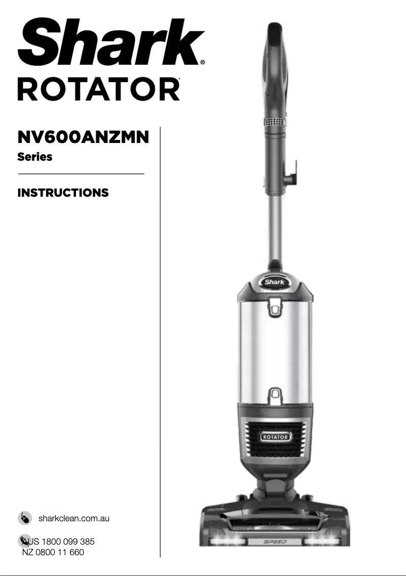 Image de la première page du manuel de l'appareil Rotator Lift Away NV600