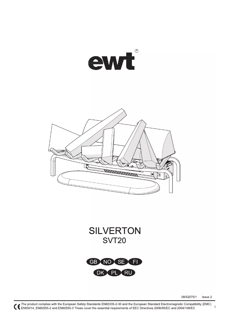 Imagen de la primera página del manual del dispositivo Silverton