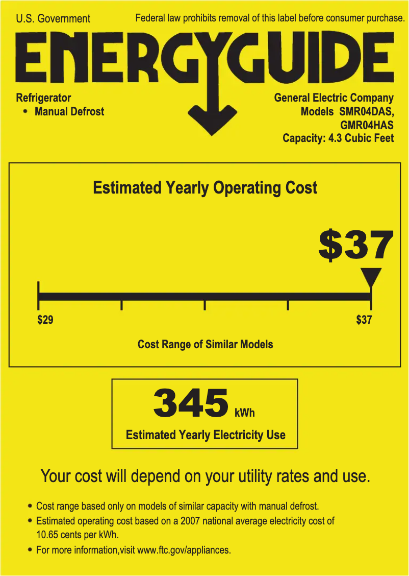 Image de la première page du manuel de l'appareil GMR04HASCS
