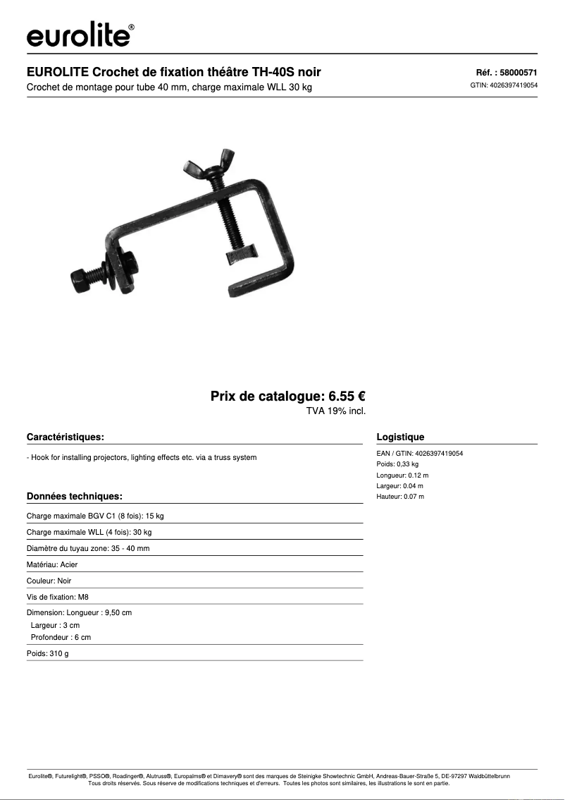 Image de la première page du manuel de l'appareil TH-40S