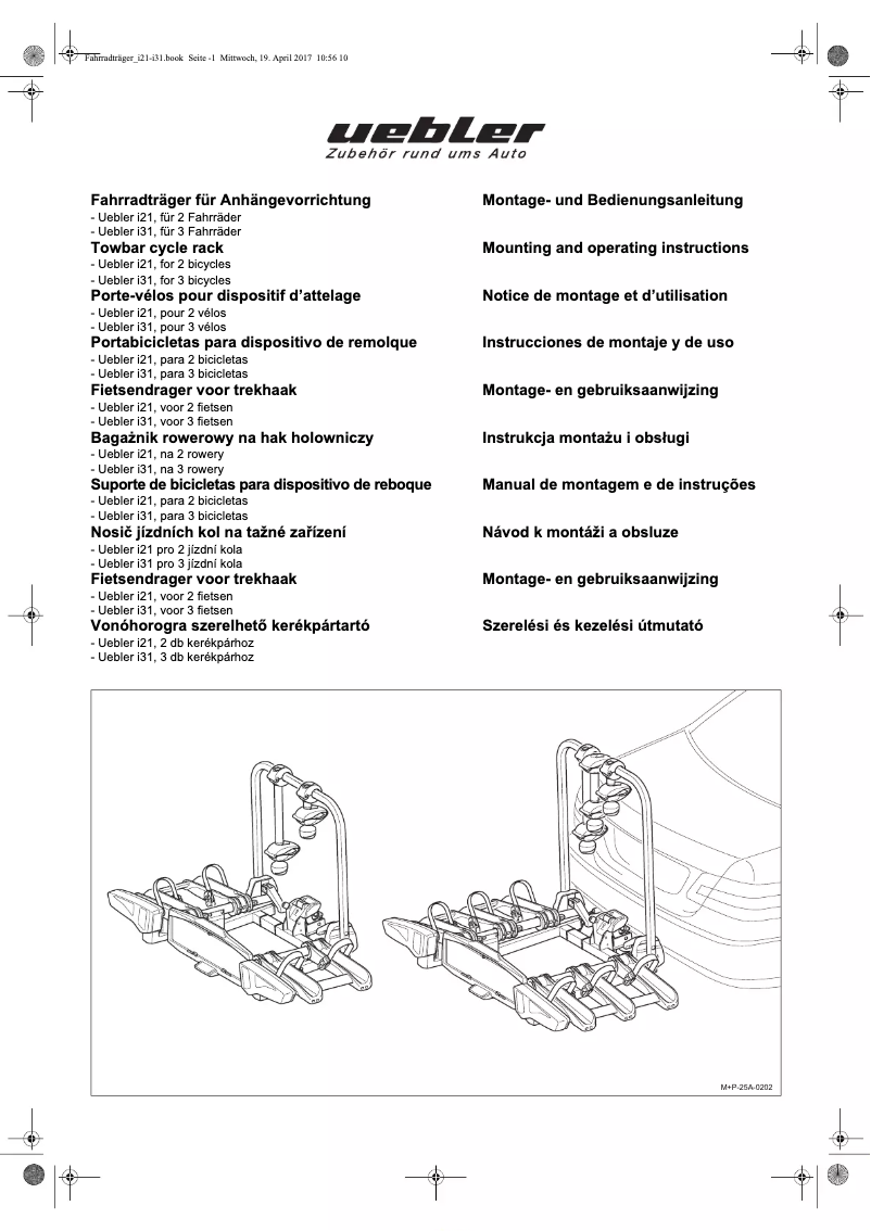 Image de la première page du manuel de l'appareil i31