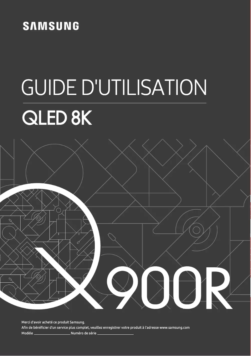 Image de la première page du manuel de l'appareil QA98Q900RBR