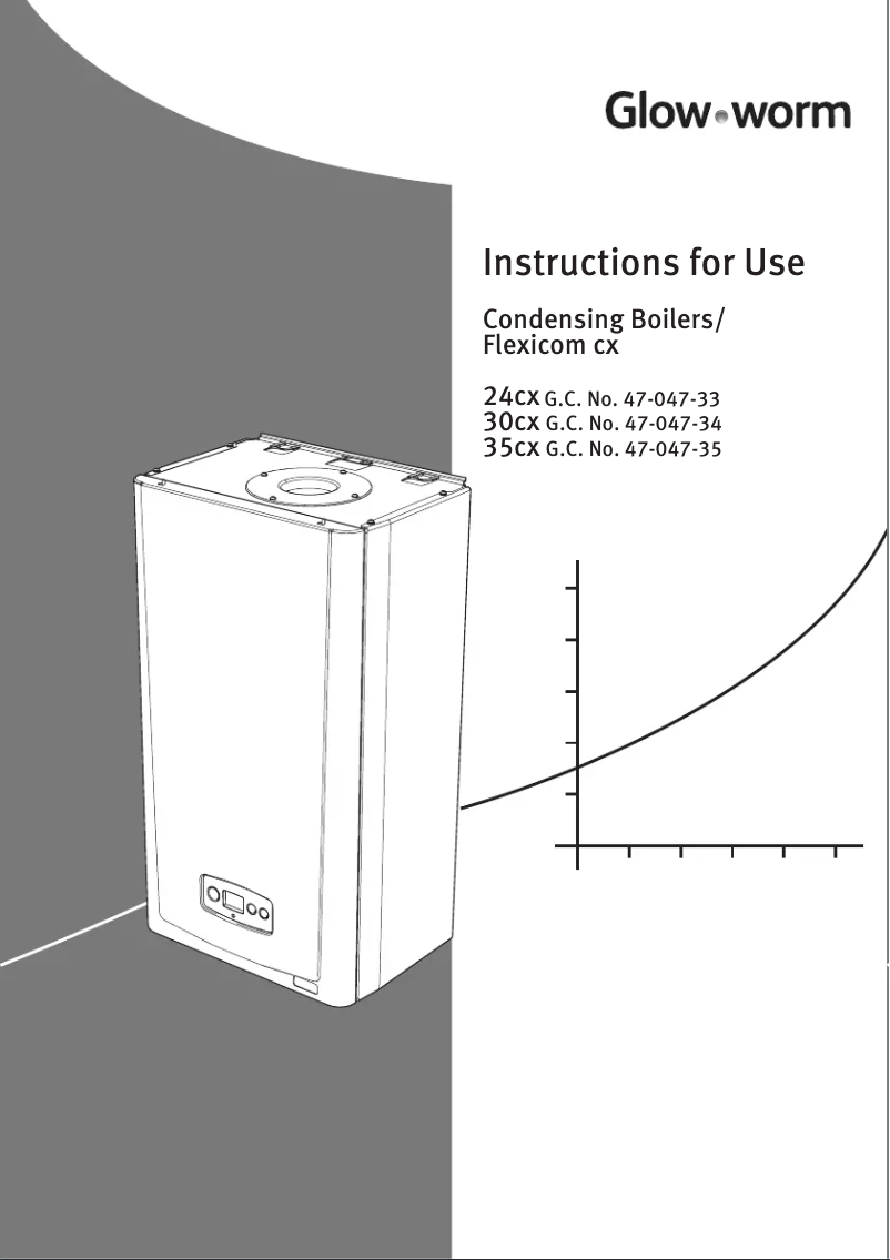 Page 1 de la notice Manuel utilisateur Glow-worm Flexicom 35cx