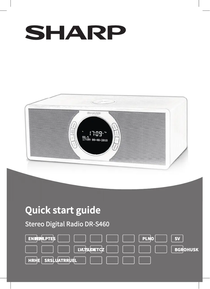 Page 1 de la notice Manuel utilisateur Sharp DR-S460