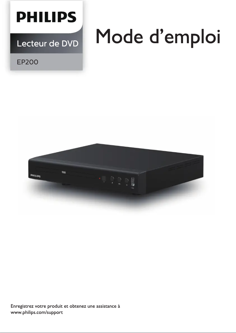 Page 1 de la notice Manuel utilisateur Philips TAEP200W