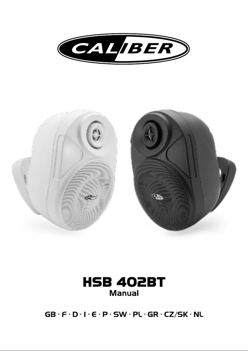 Page 1 de la notice Manuel utilisateur Caliber HSB402BT/W