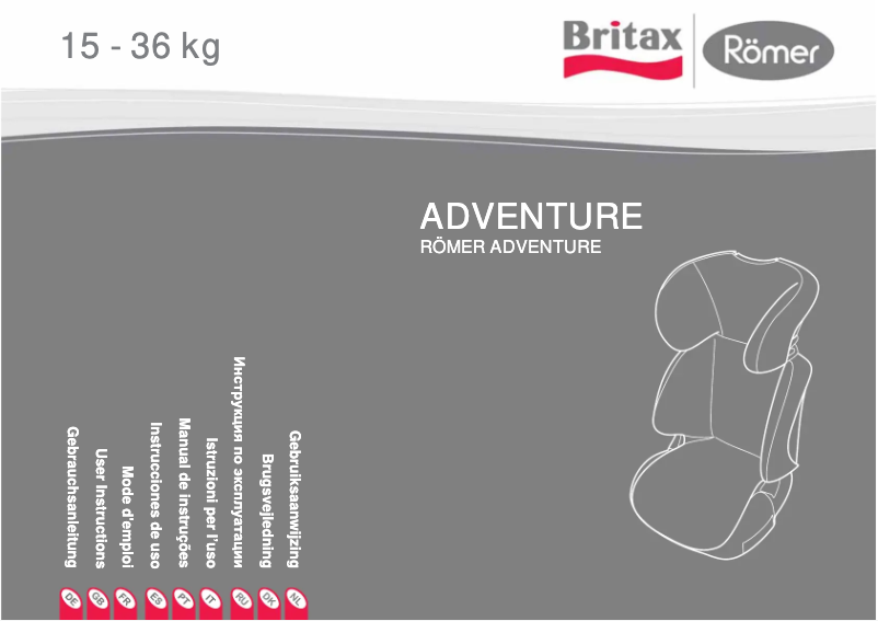 Image de la première page du manuel de l'appareil Adventure 2000001936