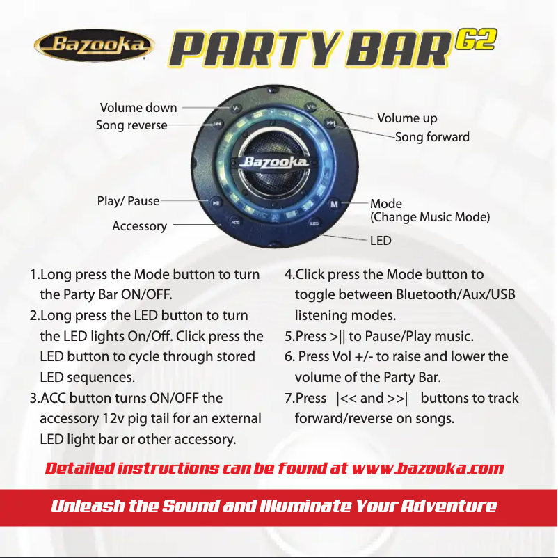 Page n°1 - Guide d'installation Bazooka BPB24-G2