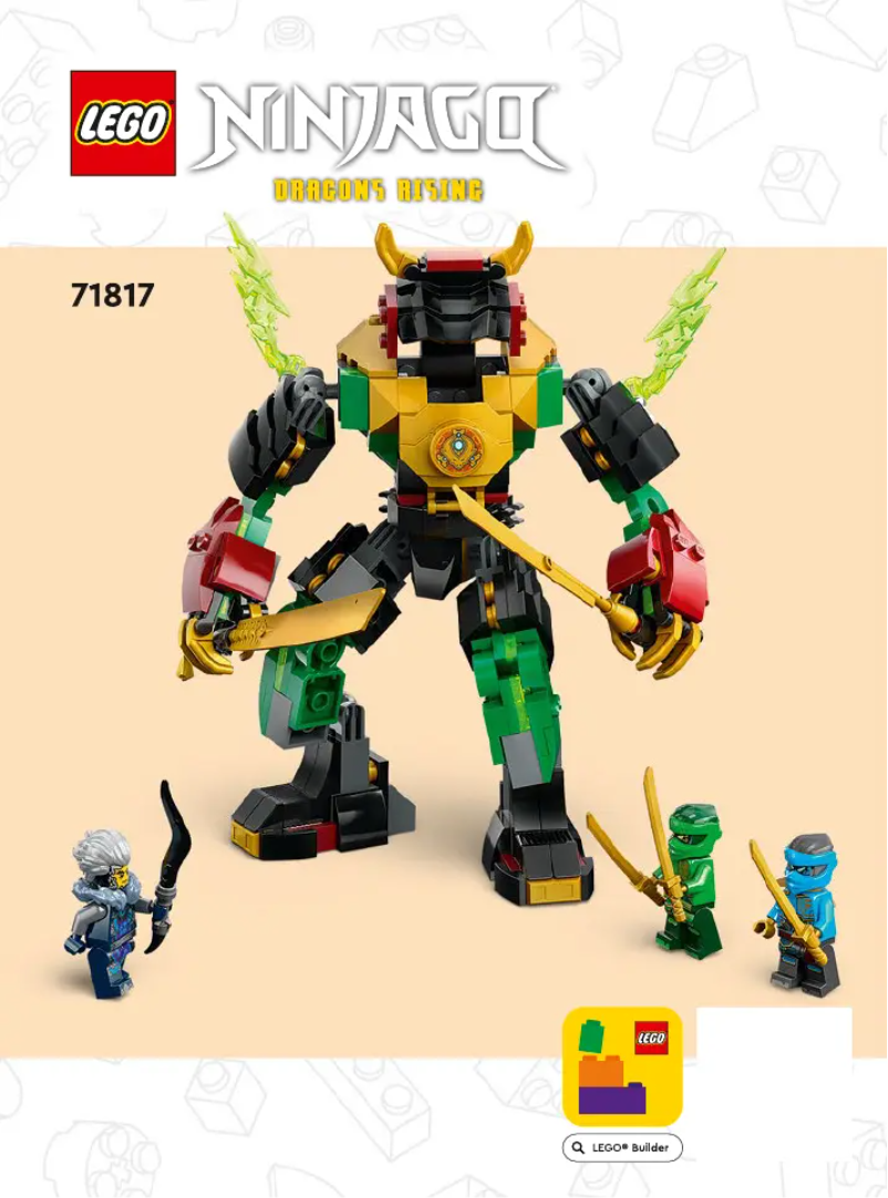 Página 1 del manual Manual de usuario Lego Ninjago 71817