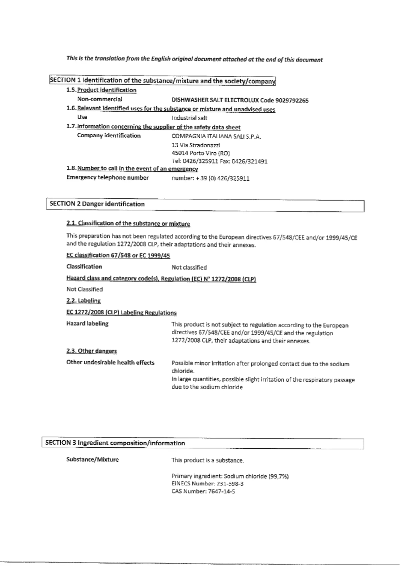 Página 1 del manual Manual de usuario Electrolux 9029792265