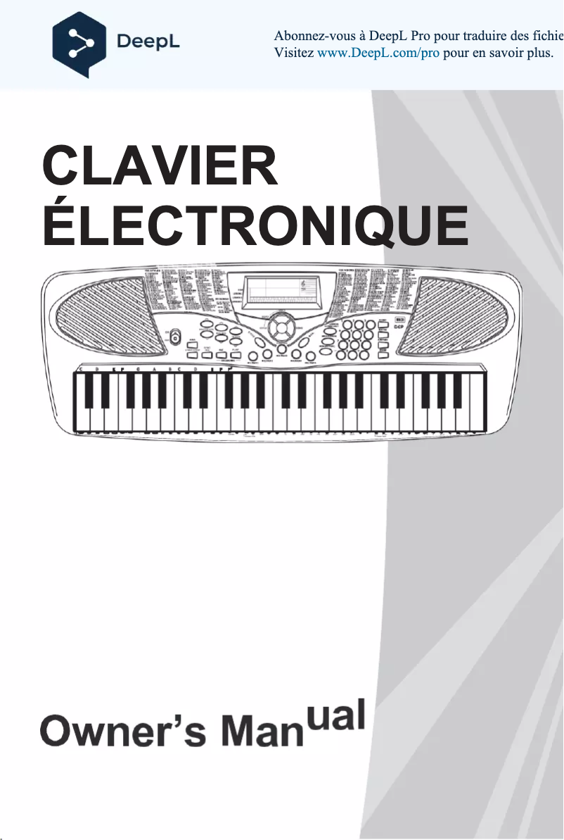 Página 1 del manual Manual de usuario Medeli MC37A