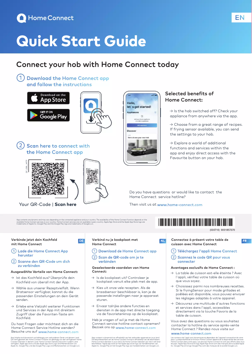 Page 1 of the manual User Manual Neff V68PYX4C0
