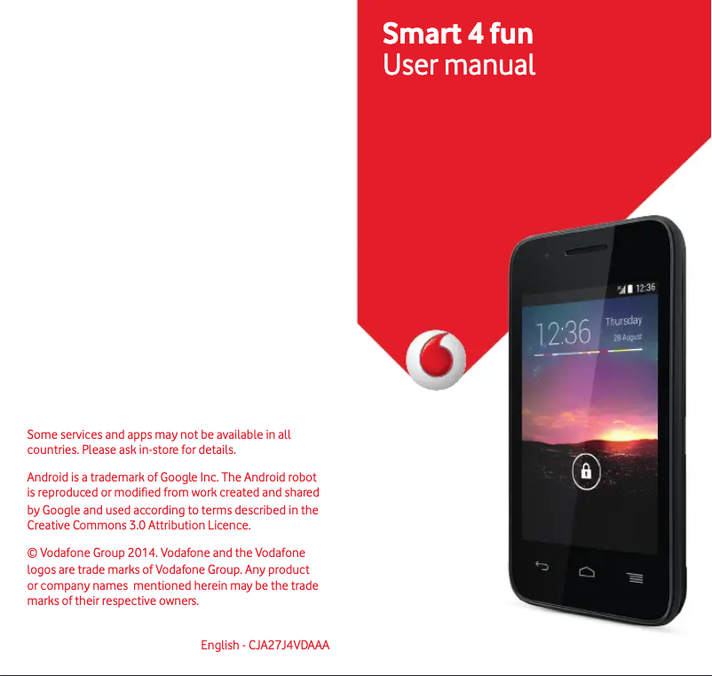 Image de la première page du manuel de l'appareil Smart 4 Fun