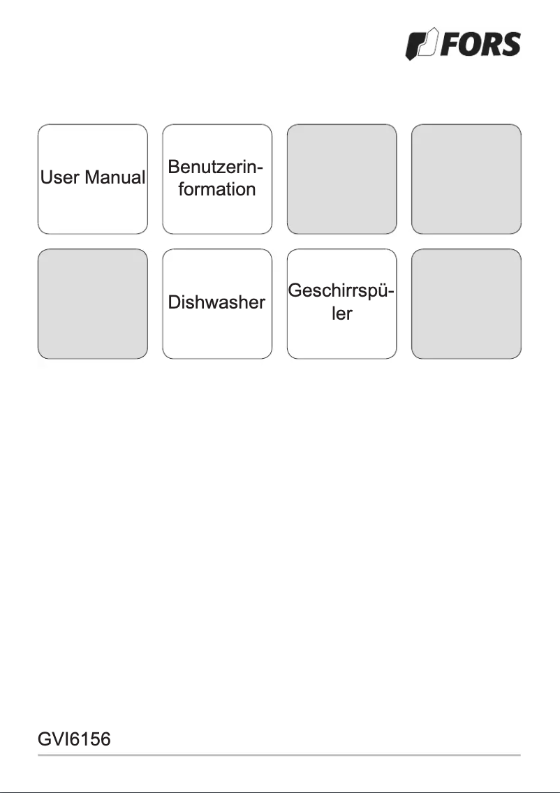 Page n°1 - Manuel utilisateur Fors GVI 6156